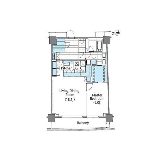 コンフォリア新宿イーストサイドタワー 3006