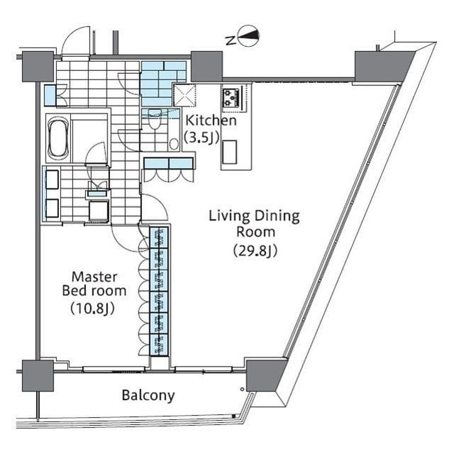 コンフォリア新宿イーストサイドタワー 3009