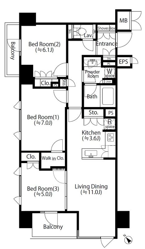 コノート茗荷谷 302