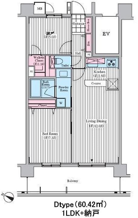 クロスレジデンス東十条 1305
