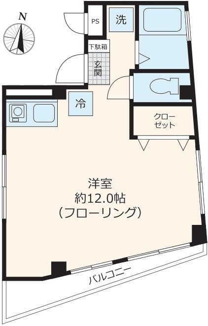 リベール弥生 301 間取り図
