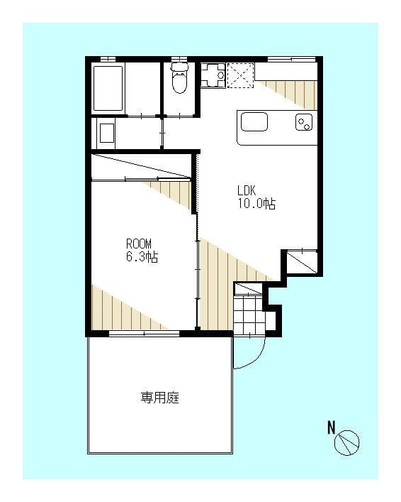 ネクサス南六郷 104 間取り図