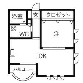 ウッドマンション和光 101 間取り図