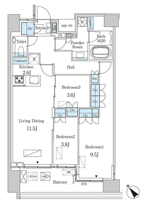 レガシス中目黒 1403