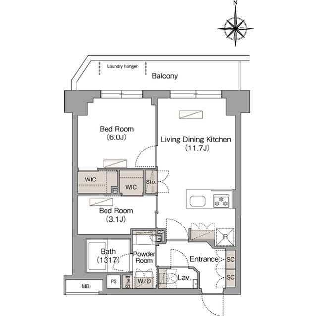 ヴェール・クレール武蔵小杉 108