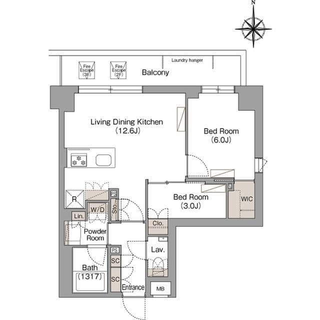 ヴェール・クレール武蔵小杉 208