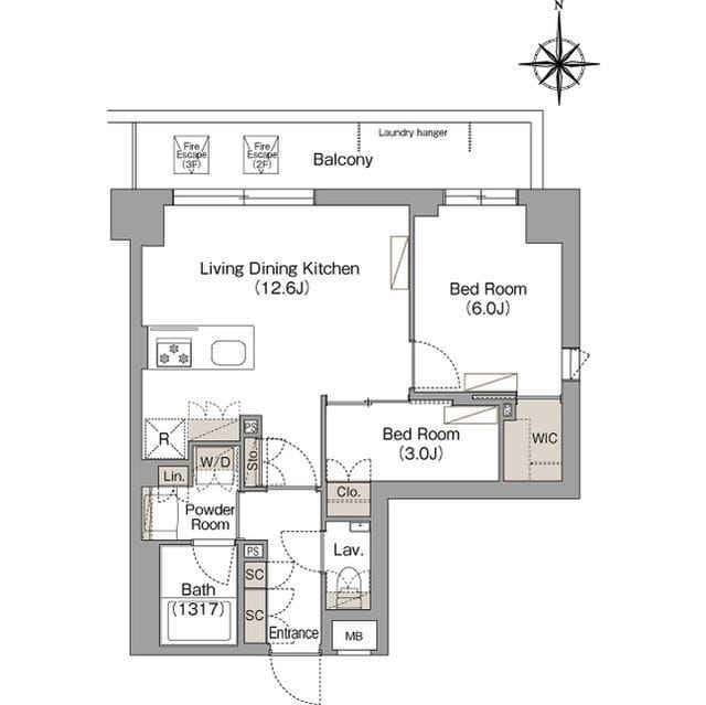 ヴェール・クレール武蔵小杉 208