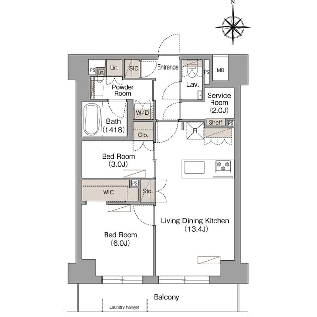 ヴェール・クレール武蔵小杉 306
