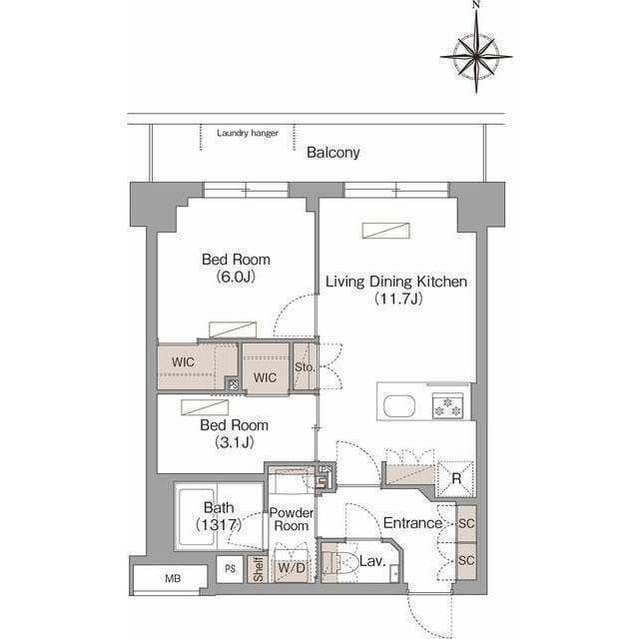 ヴェール・クレール武蔵小杉 313