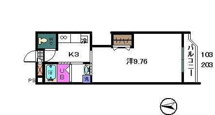 御留山アパートメント 203