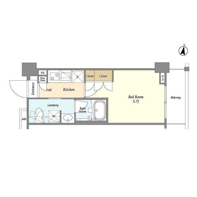 ARKMARK西小山 504 間取り図