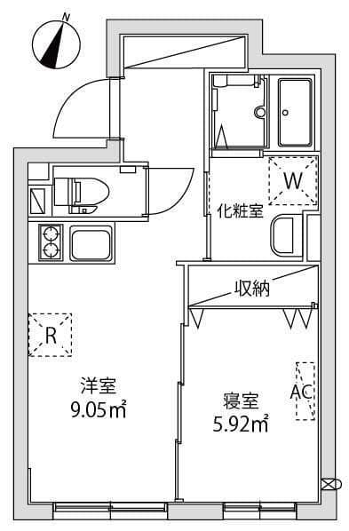 GRANDRESIDENCE ASAGAYA 103 間取り図