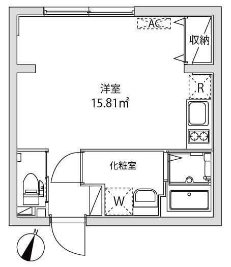 GRANDRESIDENCE ASAGAYA 204 間取り図