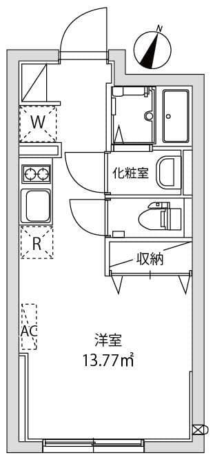 GRANDRESIDENCE ASAGAYA 402 間取り図