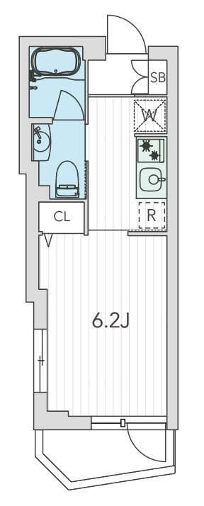 GranDuo豪徳寺 303 間取り図