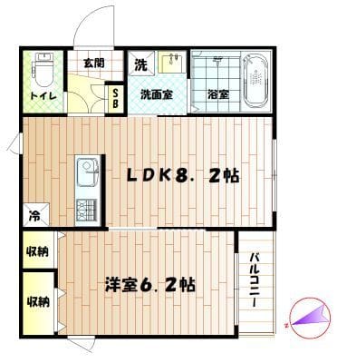L’Allure 201 間取り図