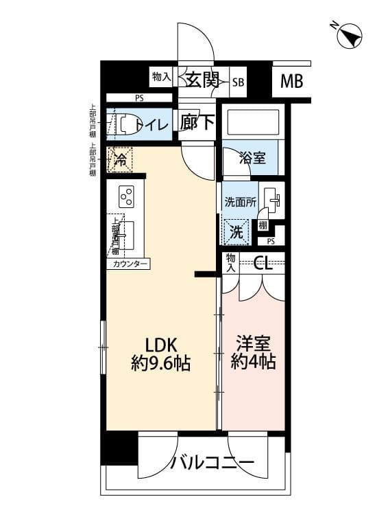 オープンレジデンシア代々木 701号室 701 間取り図