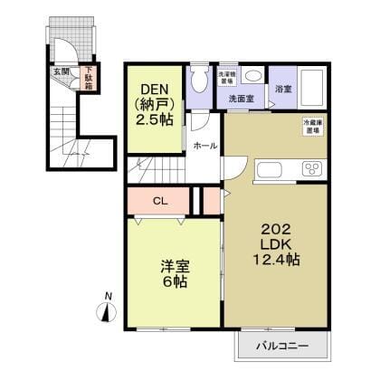 フォレストコートA棟・B棟 A202