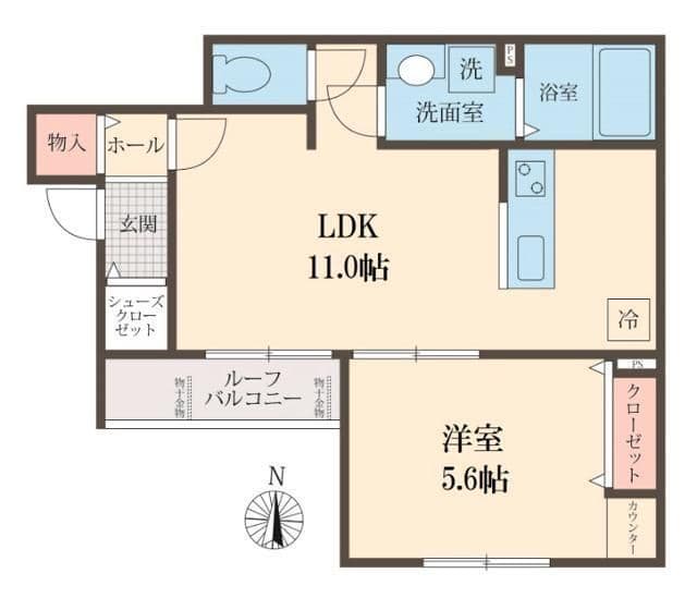 CHLORIS HILL 202 間取り図