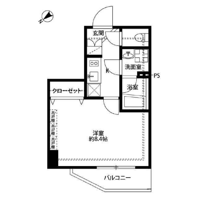プレール・ドゥーク向島 703 間取り図