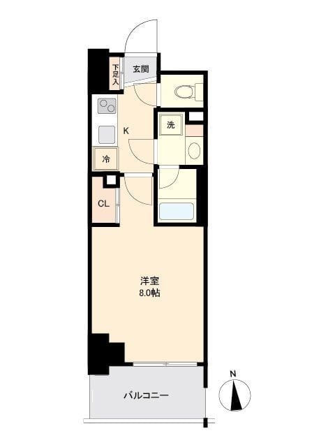 プライマル南砂 0305 間取り図