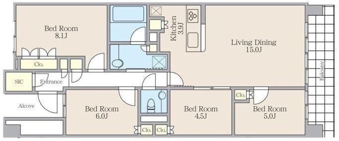 HARUMI FLAG SUN VILLAGE A棟 Aの写真