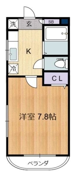 アゼールリドー 201 間取り図