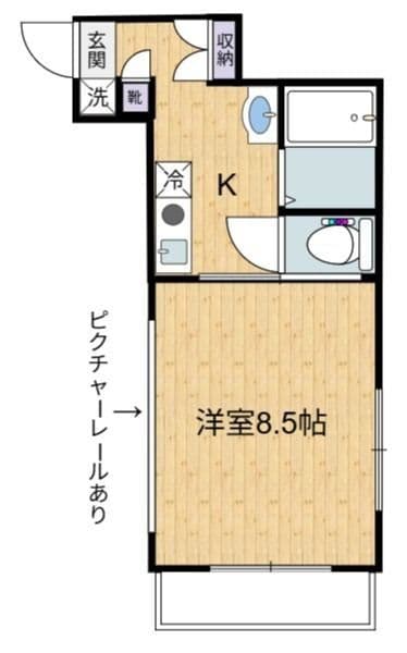 アゼールリドー 205 間取り図