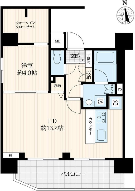 Log御徒町 902 間取り図