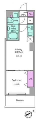 クレヴィアリグゼ中野新井薬師 0205