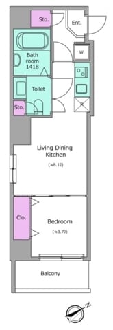 クレヴィアリグゼ中野新井薬師 0501