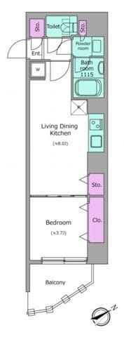 クレヴィアリグゼ中野新井薬師 0604