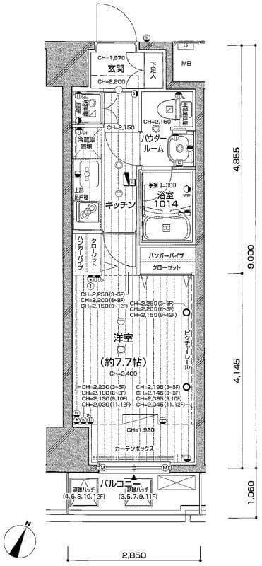 パレステュディオ渋谷本町 1203