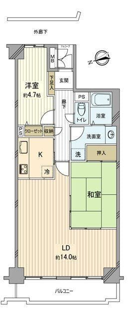 東大島ファミールハイツ1号館 1414