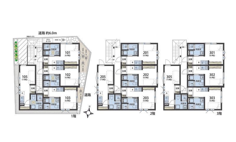 SiestaVilla 練馬高野台Terravene 303 間取り図