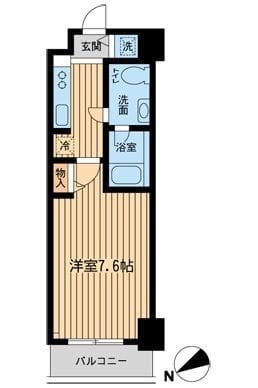 ミュプレ練馬桜台 0602 間取り図