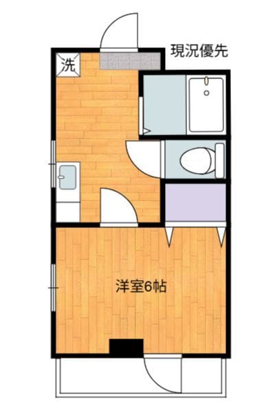 メゾンアカネ 201 間取り図
