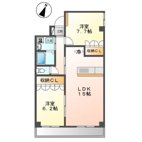 カルキノス 301 間取り図