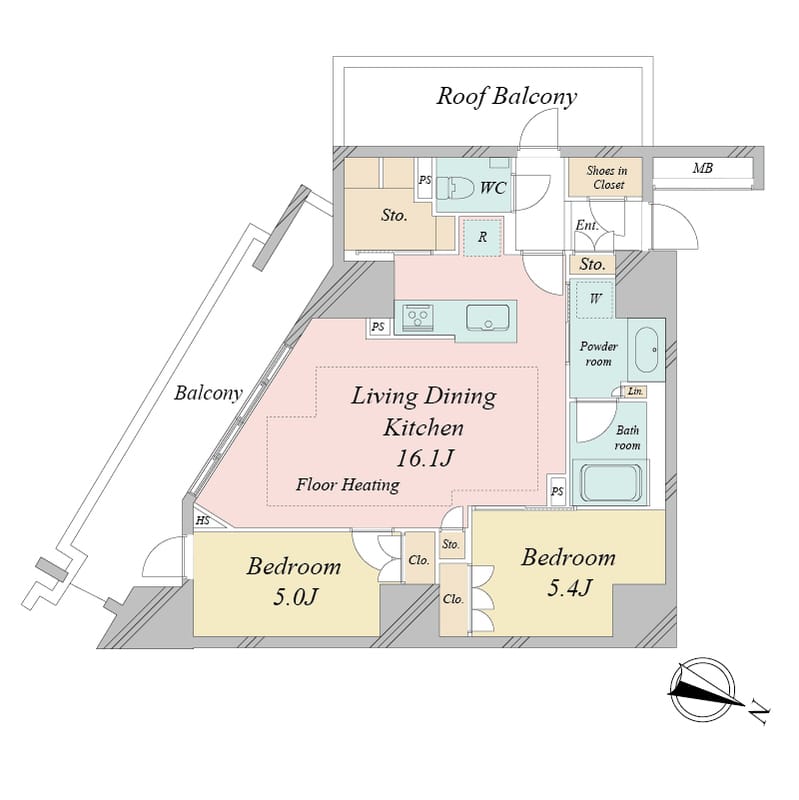 ドゥーエ早稲田 1101