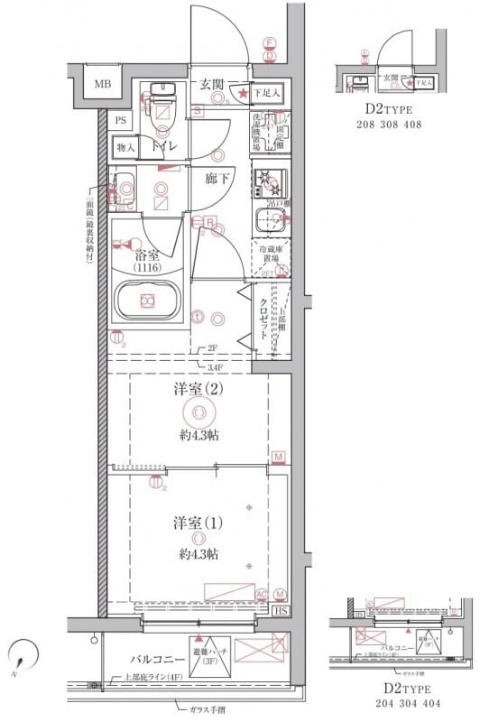 クレイシアIDZ中野鷺宮 204