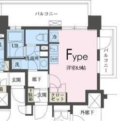 ガレリア東新宿 0901 間取り図