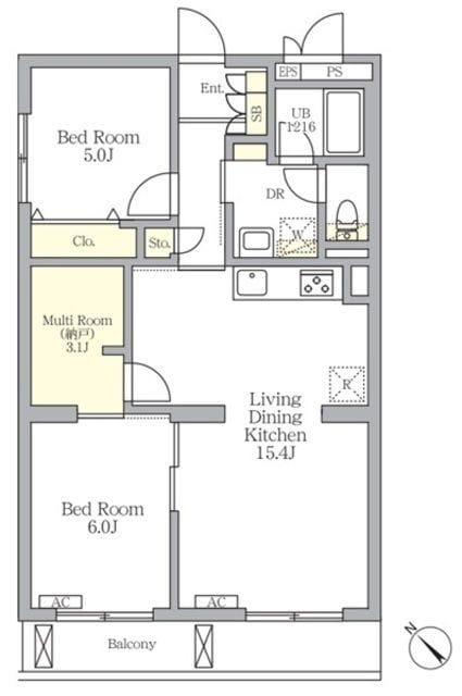 メゾンカルム中落合North 205