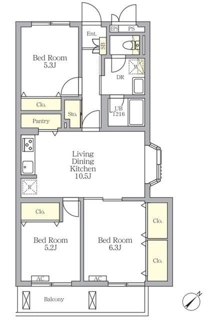 メゾンカルム中落合Northの写真
