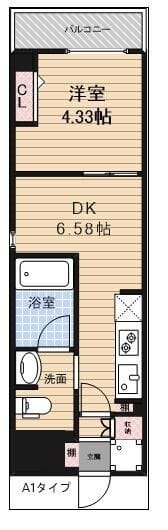 アーバンパーク東日暮里 203 間取り図