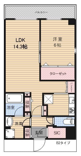 アーバンパーク東日暮里 601 間取り図