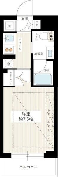 BRIZZ上池台 312 間取り図
