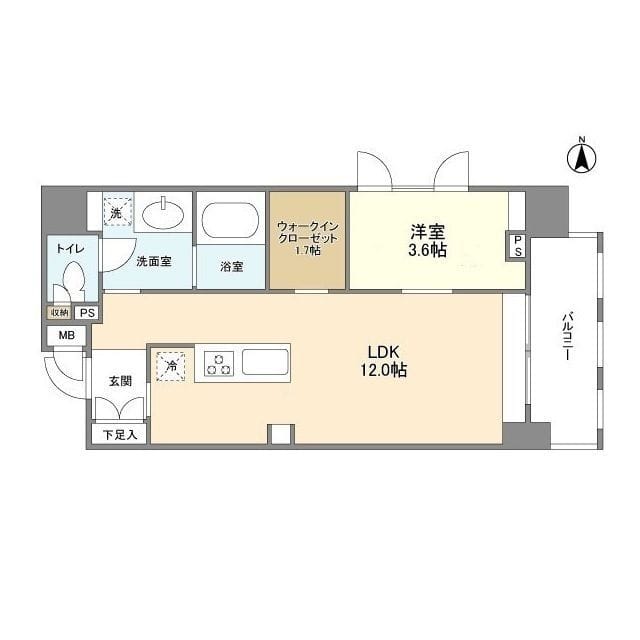 ORSUS浅草 701 間取り図