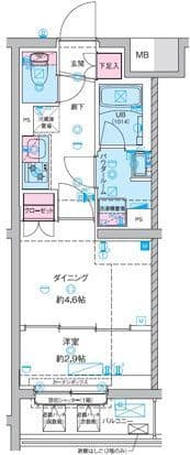 GENOVIA竹ノ塚(ジェノヴィア竹ノ塚) 310 間取り図