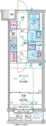 GENOVIA竹ノ塚(ジェノヴィア竹ノ塚) 311 間取り図