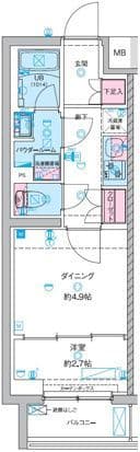 GENOVIA竹ノ塚(ジェノヴィア竹ノ塚) 320 間取り図